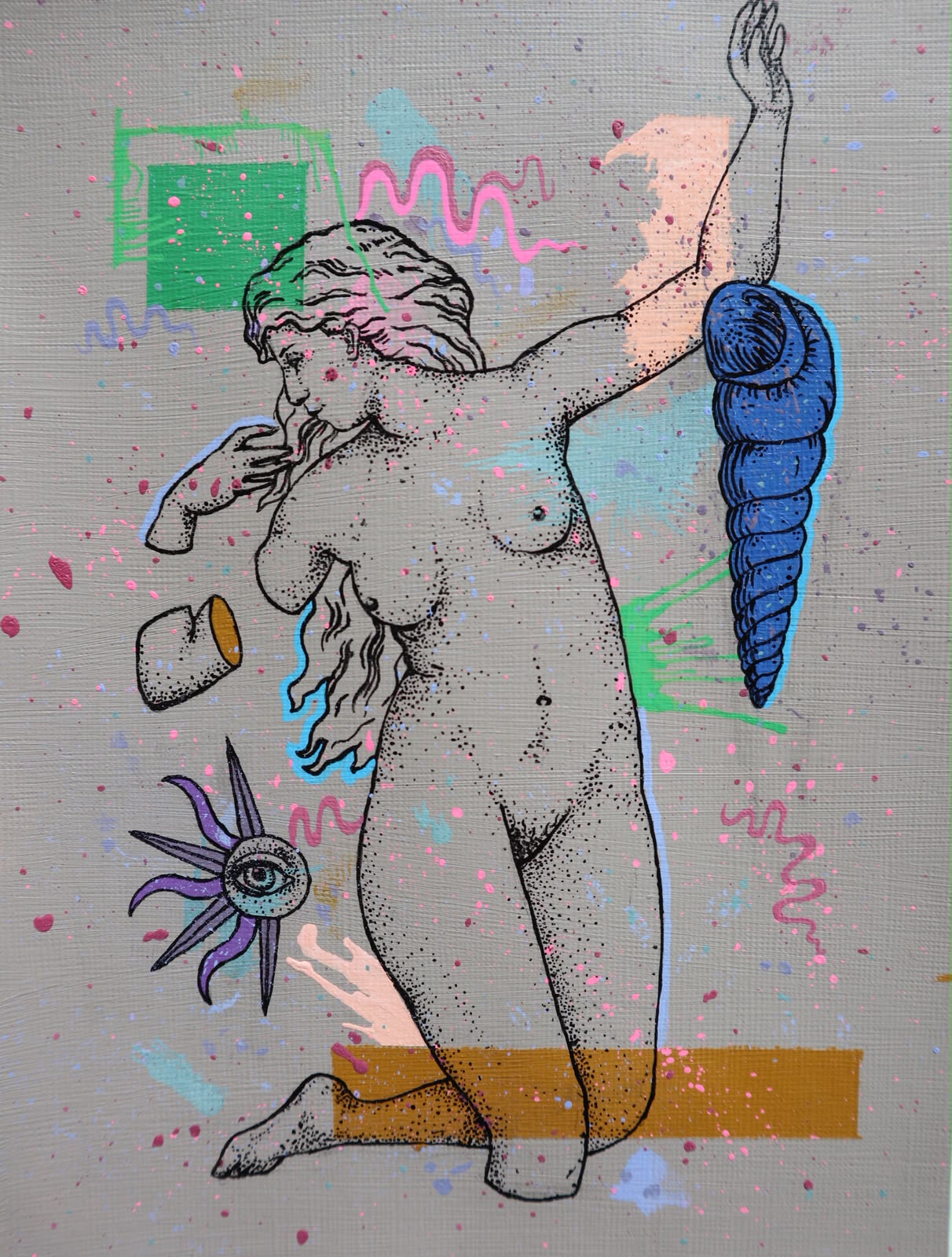 Untitled — Oil & acrylic paint on canvas