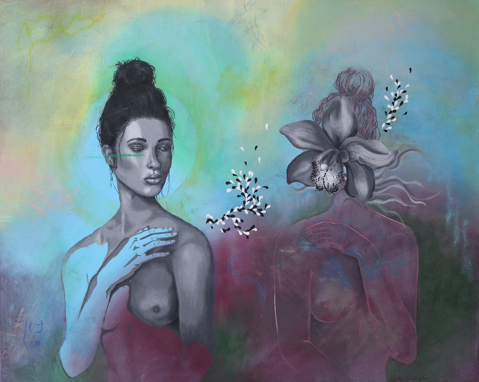 A Wave of Adelaide — Oil paint on canvas